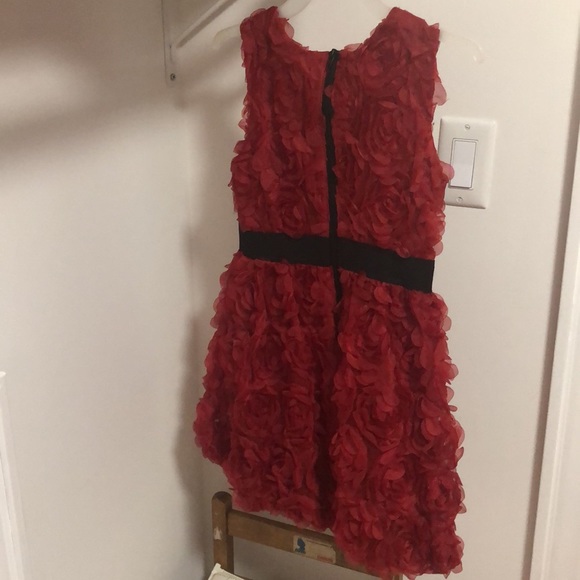 Beautiful vibrant red dress - Picture 3 of 4